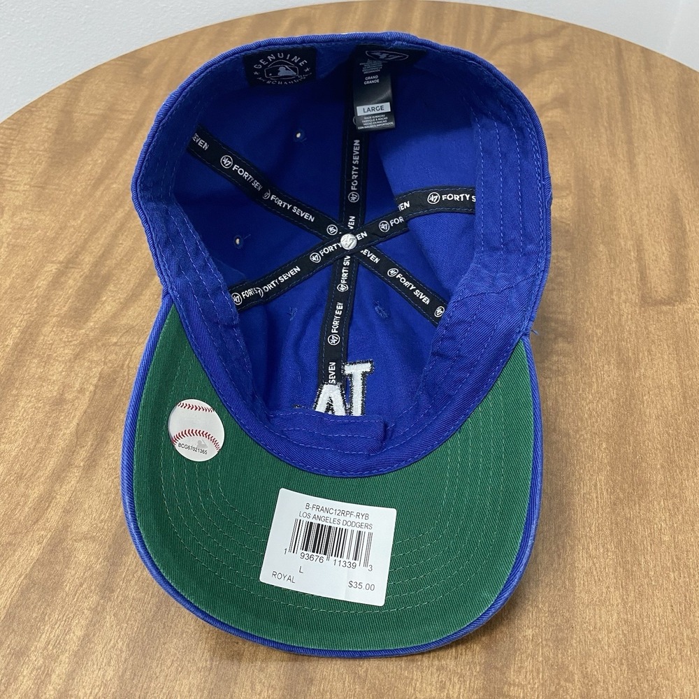 Los Angeles Dodgers '47 Brand Franchise Fitted Large Hat Adult MLB Baseball Cap - Picture 5 of 6